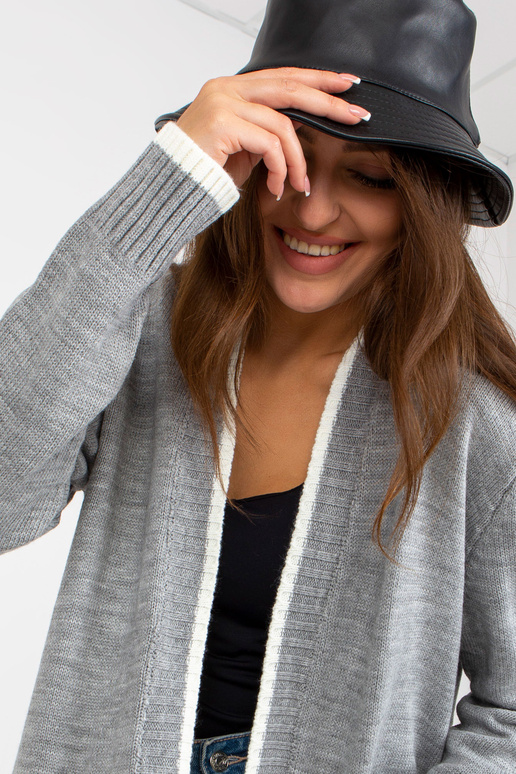 Pelēks-ekrū garais jaciņš ar kabatām...