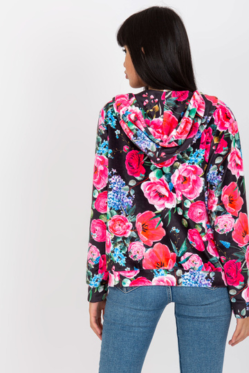 Melns un rozā velūra ziedu...