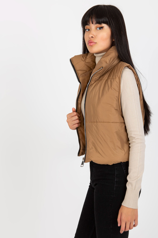 Gaiši brūna stepēta dūnu veste OCH BELLA