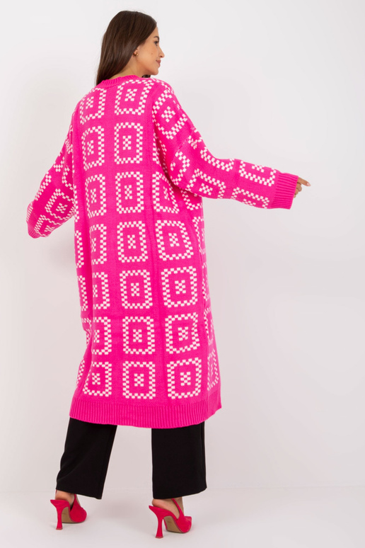 Fluo rozā brīvs jaciņš RUE PARIS rakstos