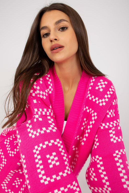 Fluo rozā brīvs jaciņš RUE PARIS rakstos