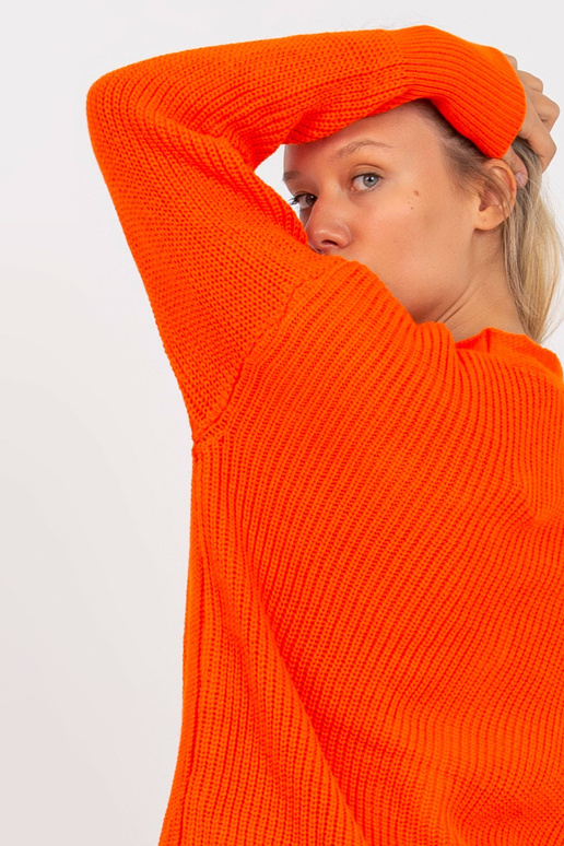 Oranžs jaciņš ar lielām pogām RUE PARIS