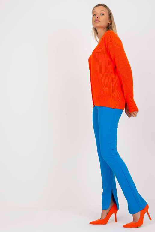 Oranžs jaciņš ar lielām pogām RUE PARIS