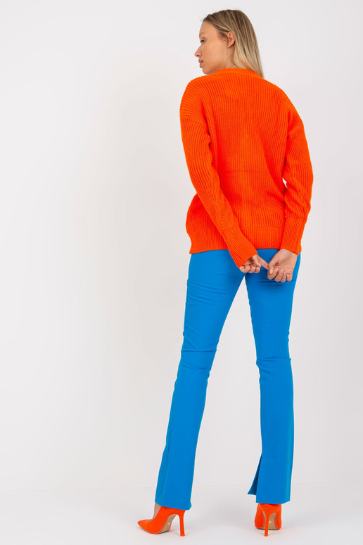 Oranžs jaciņš ar lielām pogām RUE PARIS