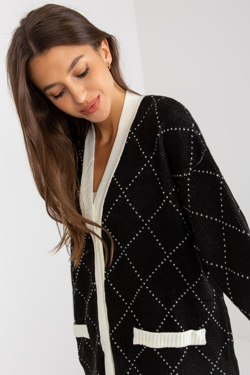 RUE PARIS Melns brīvs jaciņš