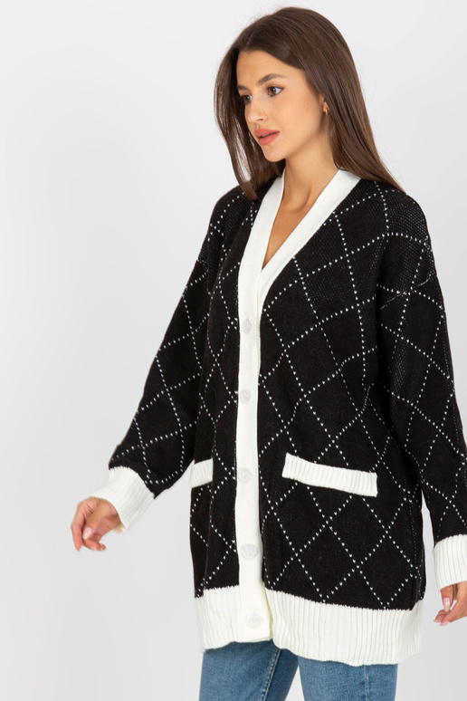 RUE PARIS Melns brīvs jaciņš