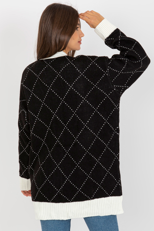 RUE PARIS Melns brīvs jaciņš