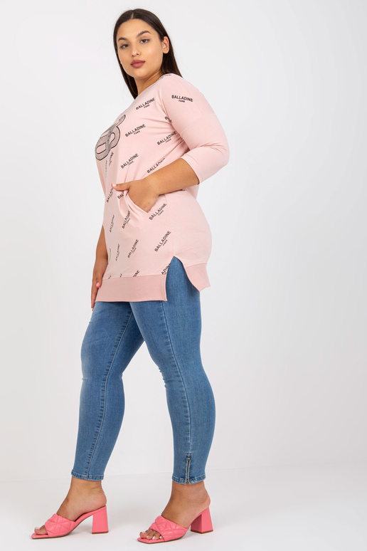 Netīri rozā plus izmēra gara blūze ar... Netīri rozā plus izmēra gara blūze ar...