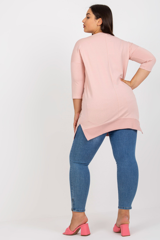 Netīri rozā plus izmēra gara blūze ar... Netīri rozā plus izmēra gara blūze ar...