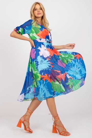 Zila viena izmēra kleita ar...