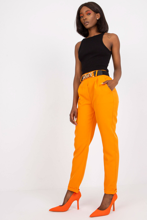 Gaiši oranžas uzvalka bikses ar...