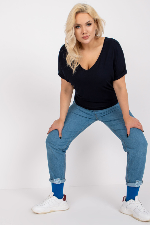 Tumši zila viskozes liela izmēra...