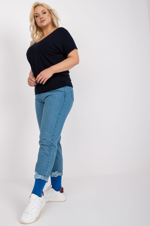 Tumši zila viskozes liela izmēra...