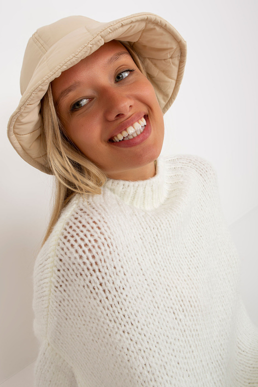 Ecru mini kleita oversize trikotāža...