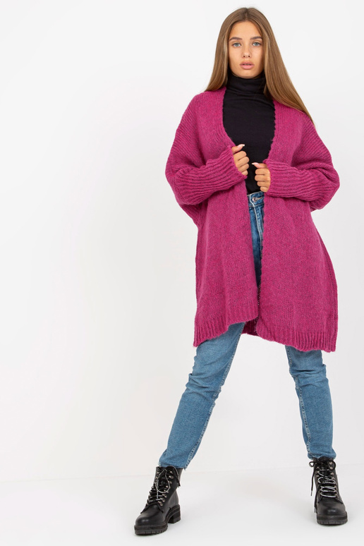 OCH BELLA Fuksijas brīvs trikotāžas jaka