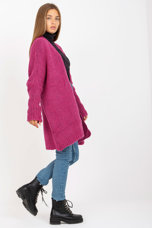 OCH BELLA Fuksijas brīvs trikotāžas jaka