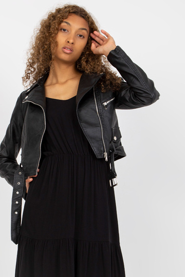 Melna īsa Ramone jaka ar...