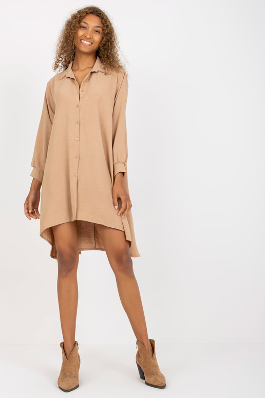 Kamieļu asimetriska kleita ar garām...