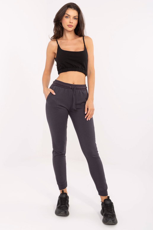 Grafīta pamata treniņbikses ar kabatām