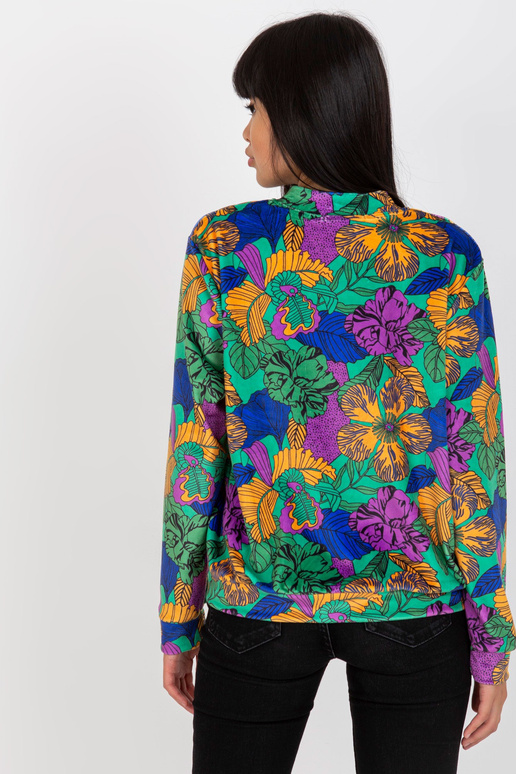 Zaļš un oranžs velūra bombler...