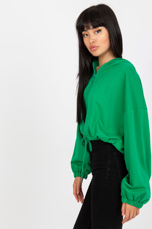 Zaļš pamata sporta krekls ar platām...