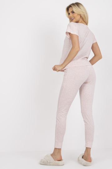 Rozā divu gabalu pidžama ar...