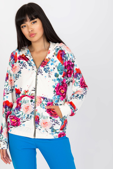 Balts velūra džemperis ar...