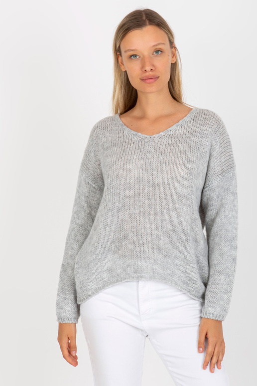 Pelēks oversize džemperis ar OCH...