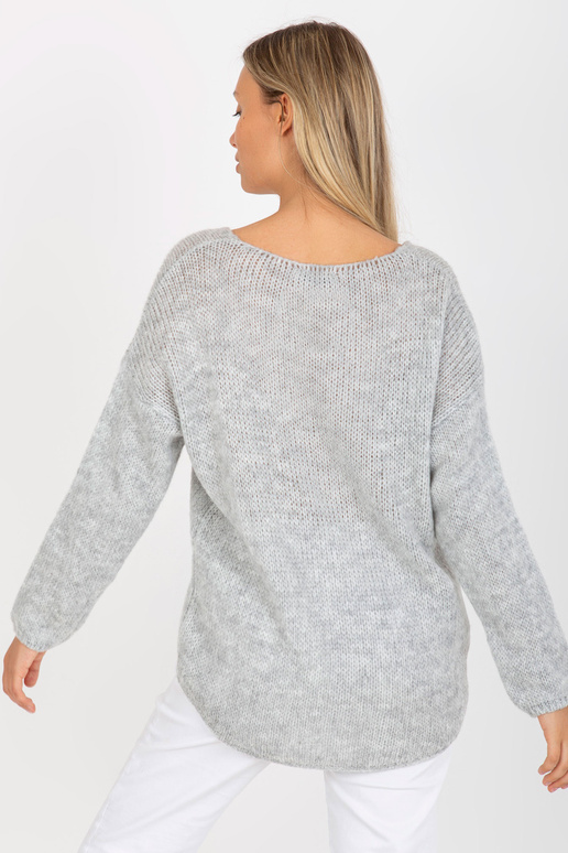 Pelēks oversize džemperis ar OCH...