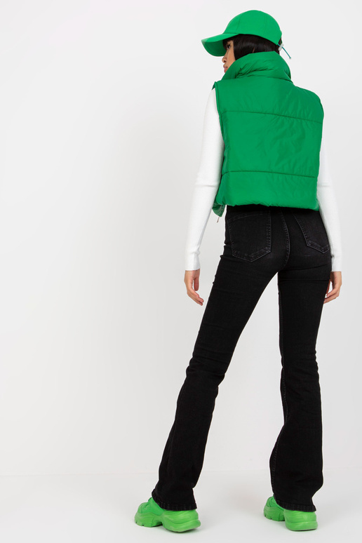 Zaļa īsa dūnu veste ar vatējumu OCH...