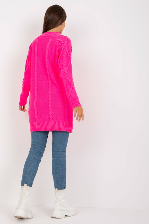 Fluo rozā minikleita ar bizēm RUE PARIS