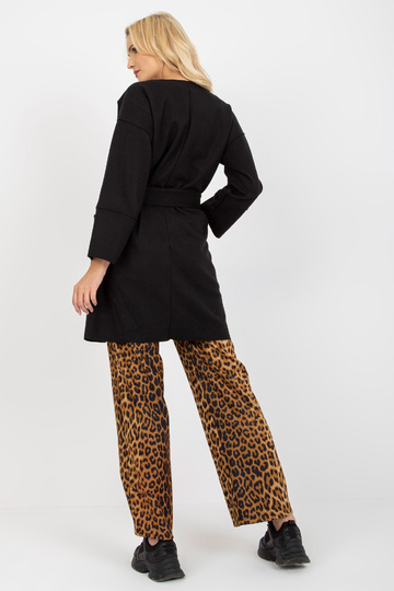 Schwarzer Dünner Mantel ar...