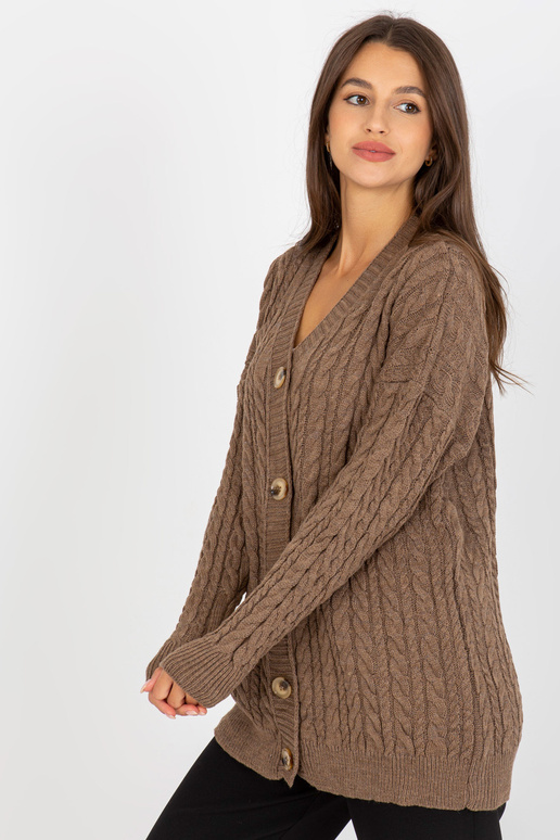 Brūna jaka ar bizēm RUE PARIS