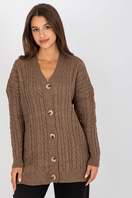 Brūna jaka ar bizēm RUE PARIS