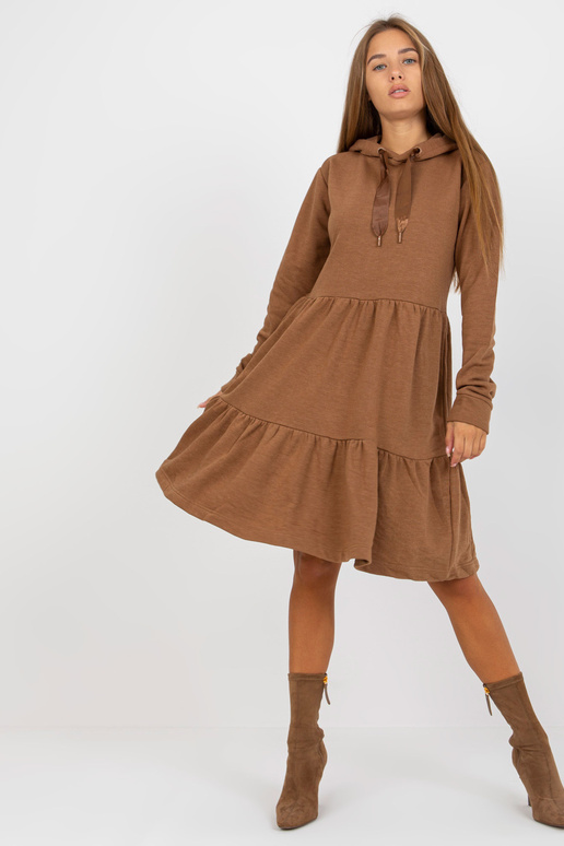 Brūna uzliesmojoša sporta kreklkleita...