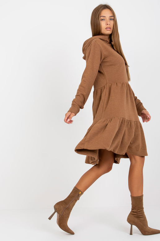 Brūna uzliesmojoša sporta kreklkleita...