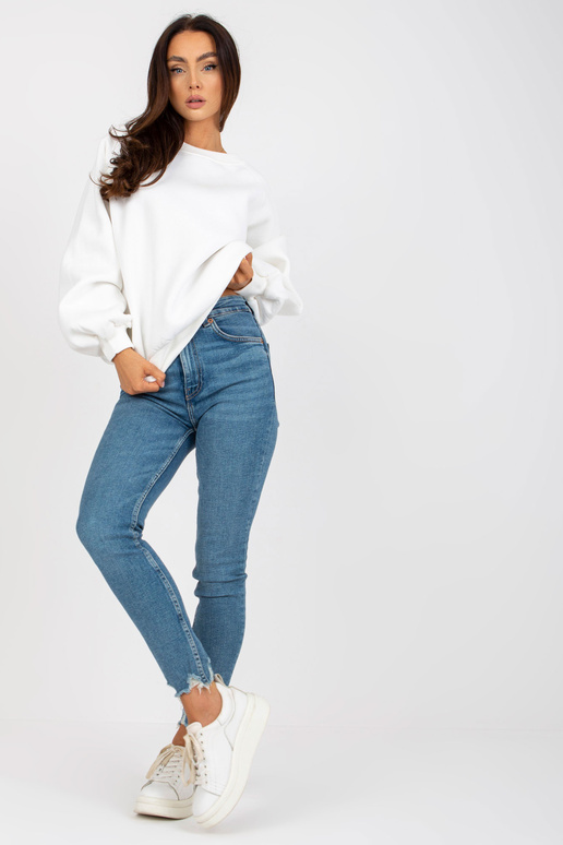 Ecru džemperis basic ar platām...