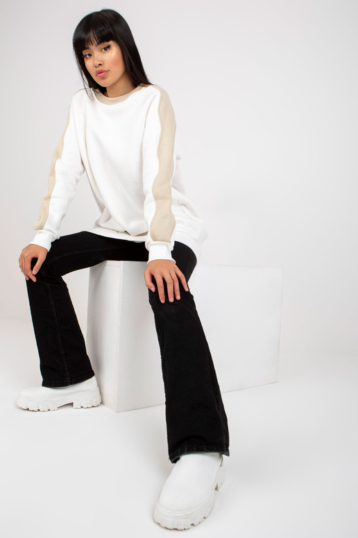 Balta un bēša tunika pamata kokvilnas...