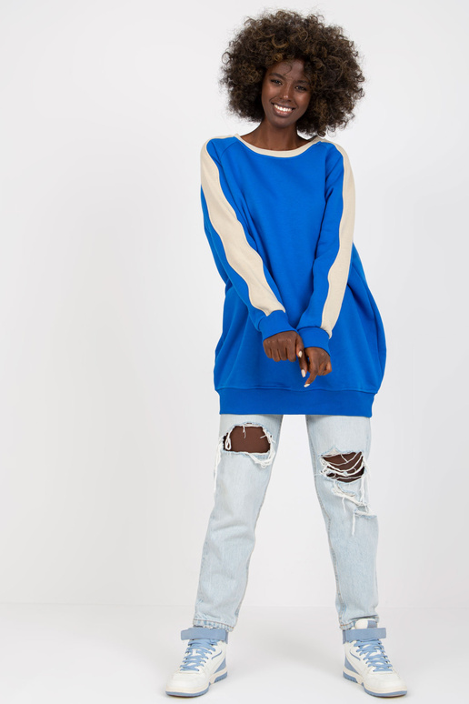 Zils-bēšs džemperis tunika pamata bez...