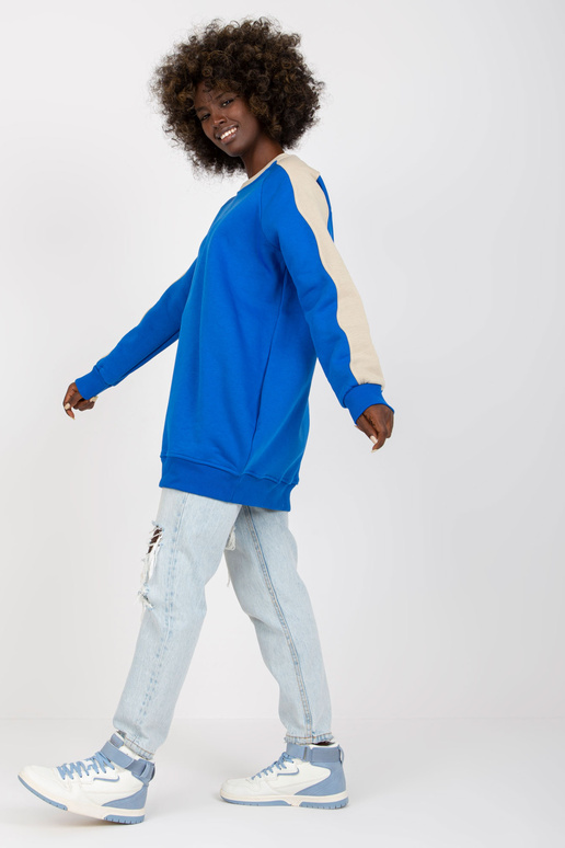 Zils-bēšs džemperis tunika pamata bez...