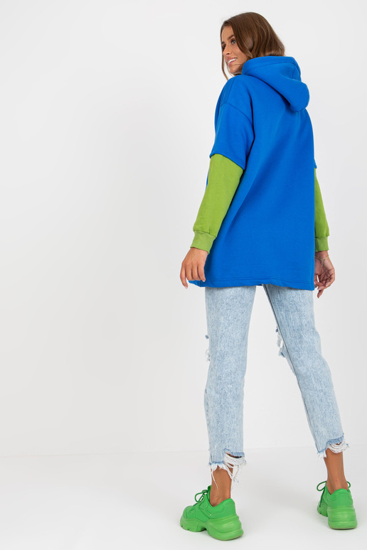 Tumši zils Basic kokvilnas džemperis...