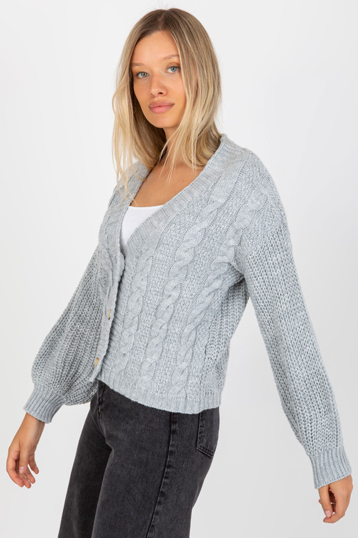 Pelēka jaka ar platām piedurknēm OCH...