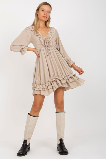 Bēša boho kleita ar... 2