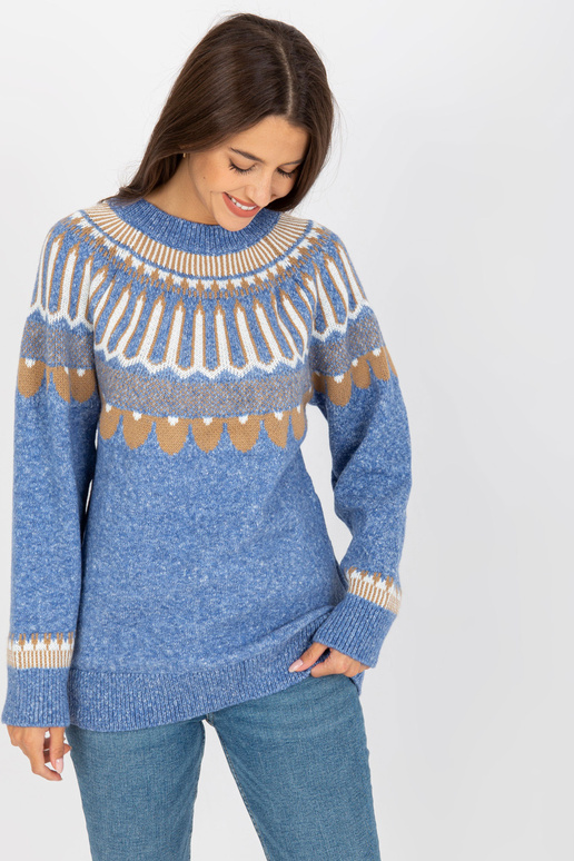 Zils klasisks džemperis RUE PARIS