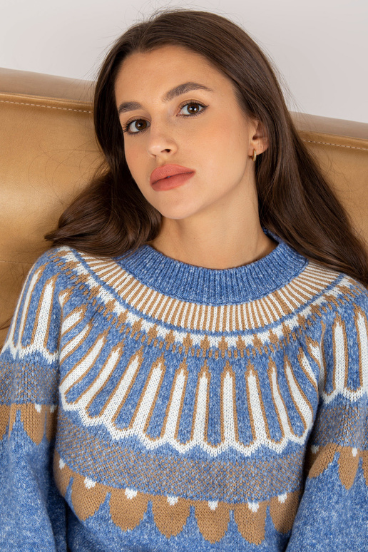 Zils klasisks džemperis RUE PARIS