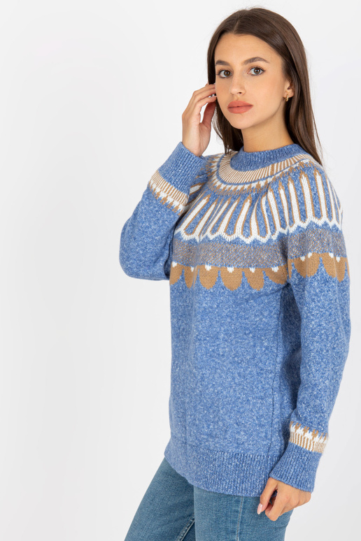 Zils klasisks džemperis RUE PARIS