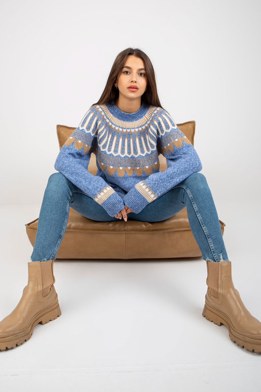 Zils klasisks džemperis RUE PARIS