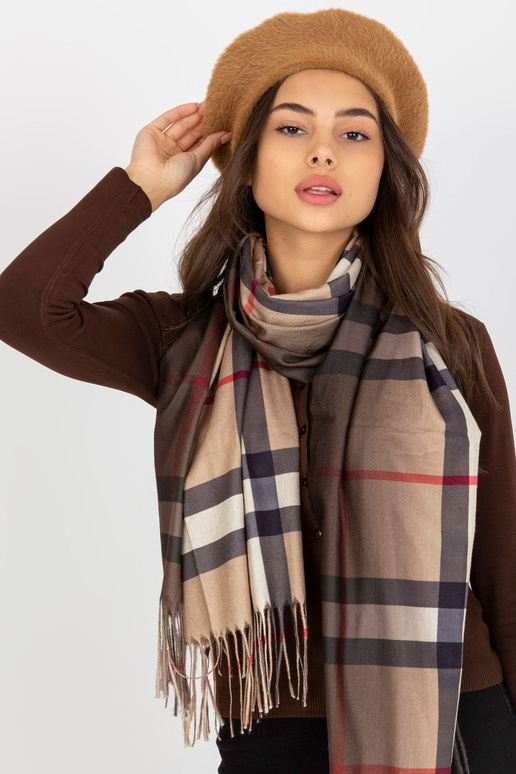 Kamieļu sieviešu ziemas beretes cepure