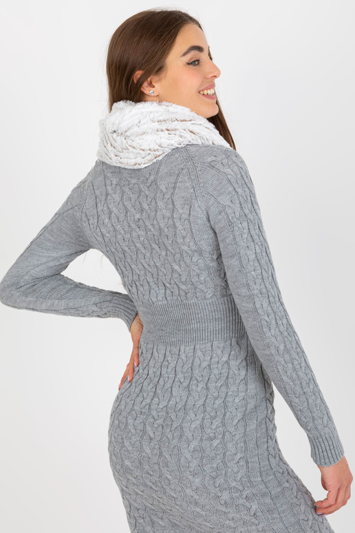 Baltbrūns mākslīgās kažokādas ziemas...