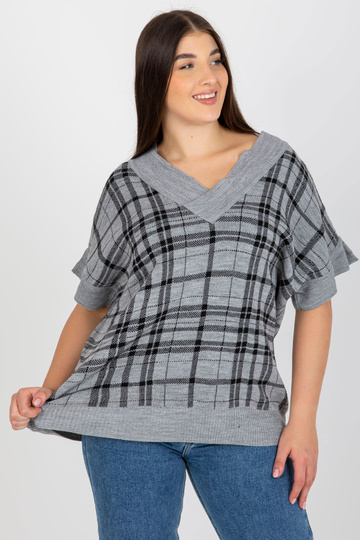 Pelēka trikotāžas liela...